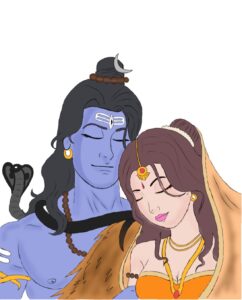 Shiva and Sati Love Story